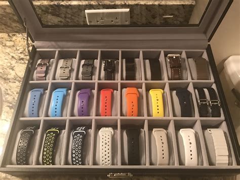 apple watch band storage|watch band organizer.